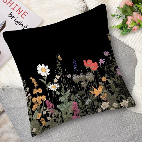 Coussin décoratif campanules, élégant (1/5)