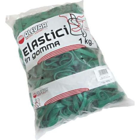 Bs. 1Kg Elastici Fettuccia Verde D.80 X1