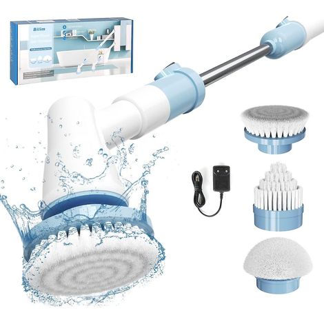 Balai-serpillère électrique sans fil à long manche, outil de nettoyage ménager, brosse rotative portable, pour