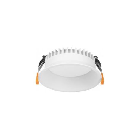 Forlight Jet - Downlight LED Encastrable LED 10.1W et 703lm avec Blanc Chaud 3000K. Diamètre 12cm. Structure en Aluminium. Usage Intérieur IP54. Coloris Blanc (1/2)