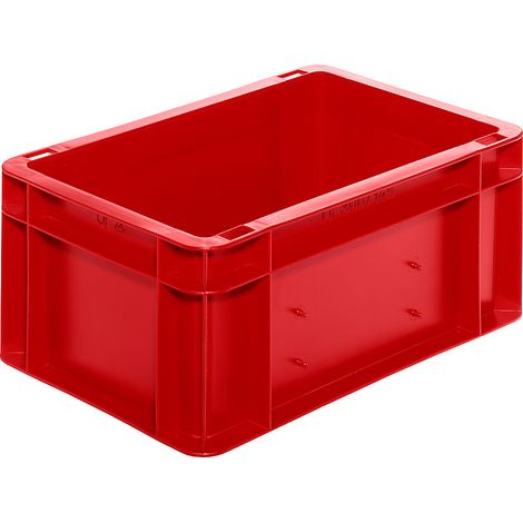 LA-KA-PE Bac de transport empilable L300xP200xH145mm - TK300/145-0 ROUGE