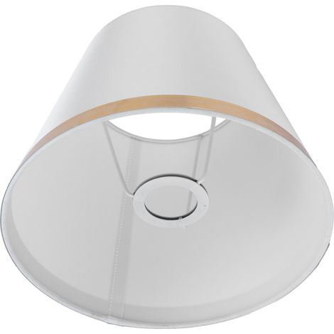 Abat-jour de lampe de table, abat-jour en tissu, abat-jour minimaliste européen solide, abat-jour moderne avec film intérieur en tissu, convient aux lampes sur pied à culot à vis E27, aux lampes de ta (1/5)