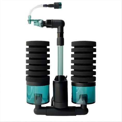 USB-Aquariumfilter mit elektrischer Wasserpumpe für Aquarien, Luftpumpe, Abschäumer, biochemischer Schwammfilter, 100 A (1/5)