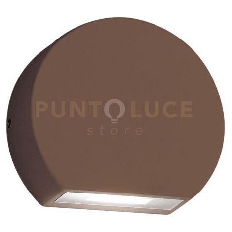 GES893N- SEGNAPASSI RUGGINE A LED 4000K 495LM 5W IP54 9,8CM ALLUMINIO E VETRO