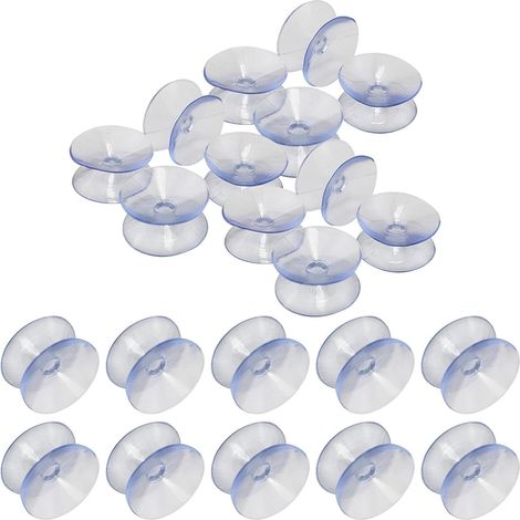 Lot de 50 patins antidérapants en caoutchouc, ventouses transparentes (1/5)