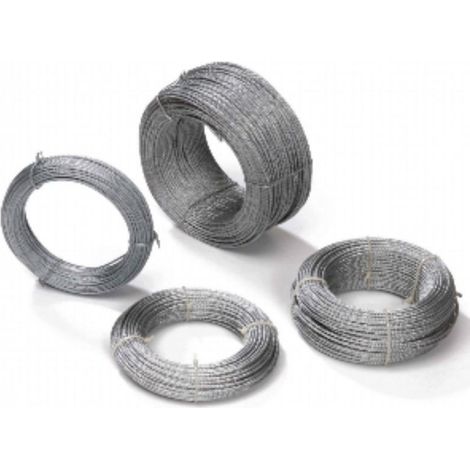 FPLUS cable acero galvan. 25mts.4mm. , Cable acero galvanizado trenzado.