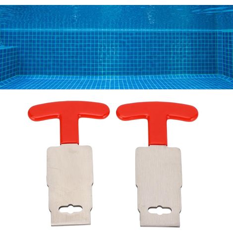 2pcs Outil de Retrait de la Bougie de Piscine avec poignée poignée au-Dessus du Filtre à Spa enrichis Drain Metal Oey Bloble pour SP1419A SP1419E (1/5)
