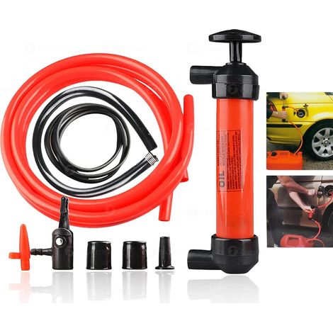 Pompe a Petrole Pompe a Eau Manuelle Universelle Siphon Essence Pompe Transvasement Pompe Carburant Pompe Essence Manuelle pour Carburant, Essence, Diesel, Eau, Pompe Air (1/5)