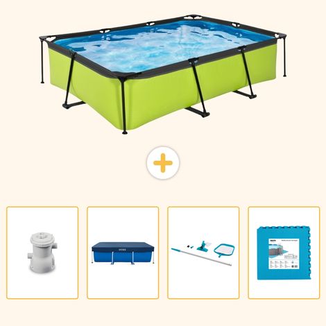 Exit-toys Piscine Exit Rectangulaire - 300x200x65 cm - 5-pièces  S191 (1/5)