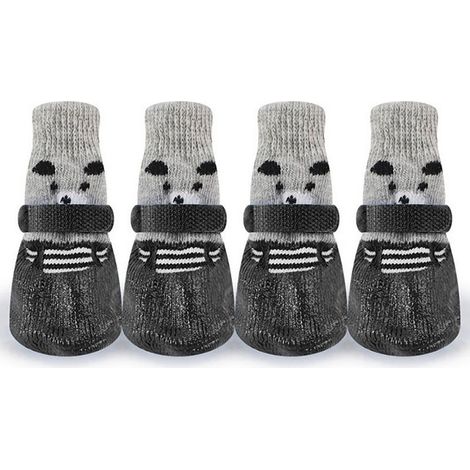 4 Paia Calze uomo antiscivolo Impermeabile per Cane Protegge-Gambe per lo Sport all'Aperto, Neve e Pioggia (1/5)