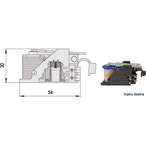 Bobina de electrocerradura V.12 Izq 07118-00-2 Cisa