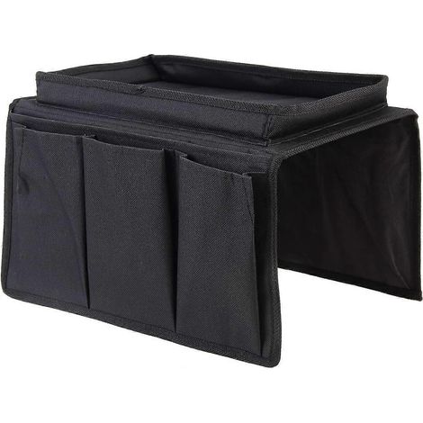 1 x Sac de rangement suspendu, sac de rangement pour canapé, porte-télécommande TV, pochette pour téléphone portable, sac penderie avec plateau pour bureau, canapé, télécommande TV (1/5)