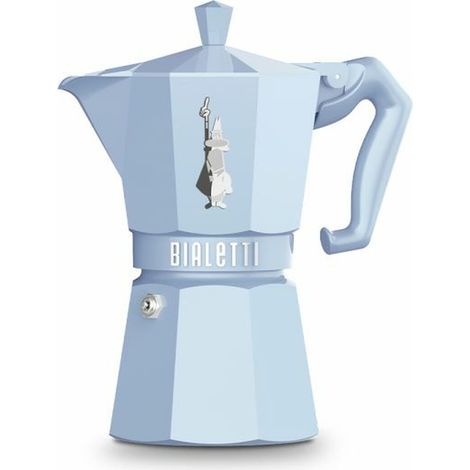 Cafetera italiana, 6 tazas, azul pastel - 0009062 - Bialetti -