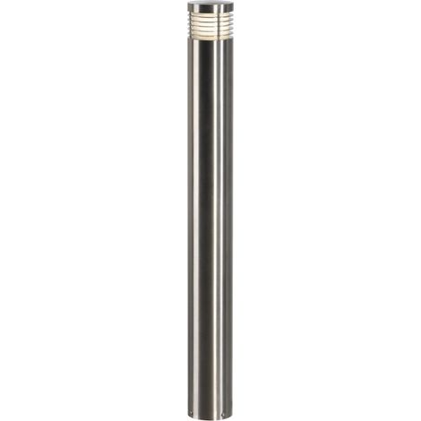 Borne extérieure VAP SLIM 90 inox brossé E27 20W max IP44 inox 304 - SLV - 230069 (1/3)