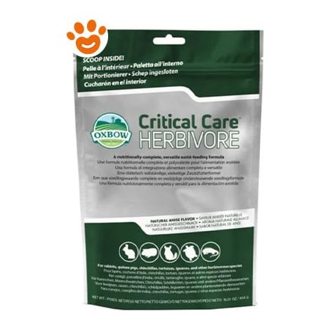 Oxbow Critical Care Herbivore Mela e Banana - Confezione 141 Gr -