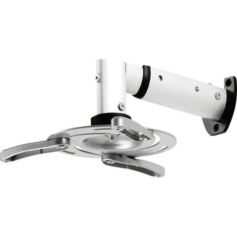 Support mural pour projecteur My Wall H 16-5 inclinable, réglable en hauteur argent (mat) (1/3)