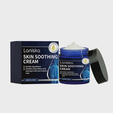 Crème Apaisante pour le Corps - Hydratation Intense, Absorption Rapide, Soin Quotidien Peau Sensible (120g) (1/5)