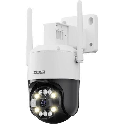 Telecamera di sicurezza, risoluzione 8MP, visione notturna intelligente, 1 telecamera da 5MP (1/2)