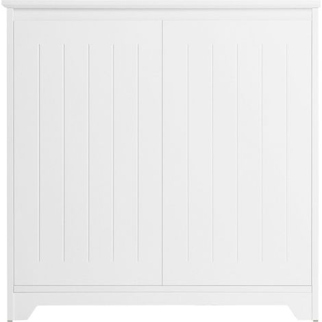Mueble para Debajo del Lavabo Fregadero Armario de Baño Armario de Almacenaje de Suelo 2 Puertas 60 x 30 x 60 cm BZR108-W SoBuy ES
