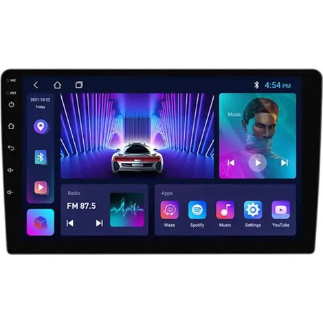 DISCORAMA® - AUTORADIO ANDROID 4GB RAM 10 POLLICI 2DIN STEREO CARPLAY ANDROID AUTO WIFI GPS