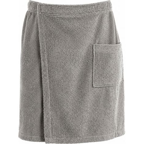 Serviette de Bain Portative, Sarong Homme Taille L, Peignoir Douche, Corail Velcro Poche Sans Mains pour Spa, Plage, Maison (1/5)