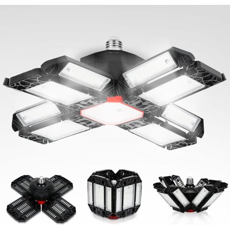 Lampada industriale a LED da 200 W, illuminazione per corridoi, orientabile a 360°, luce per officina, plafoniera per garage, sala espositiva.