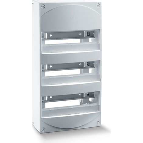 ABB – Coffret électrique nu 3 rangées – Montage en saillie – Bonier phase, terre et neutre inclus – Indice de protection IPXX (1/6)