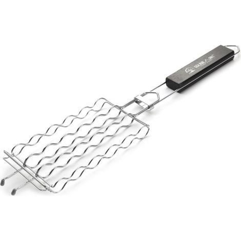 Grillzange und Grillkorb aus Edelstahl Multifunktionale BBQ