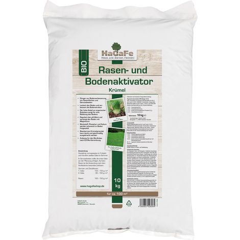 HaGaFe Bio KRÜMEL Rasenaktivator, Bodenaktivator mit Ton und Magnesium (1/3)