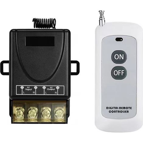 433 MHz Wireless-Schalter für Hochleistungspumpen – Fernbedienung bis 500 m Reichweite, breiter Spannungsbereich (85–260 V), kompatibel mit Bewässerungssystemen und Tauchpumpen-lsw