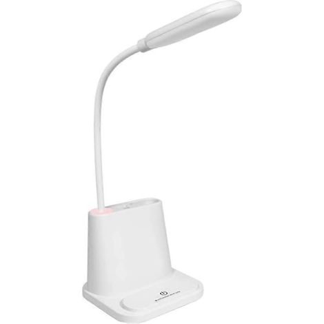 Lampe de bureau rechargeable USB, lampe de bureau LED créative, lampe d'étude multifonctionnelle avec protection des yeux. (1/4)