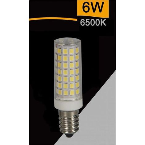 Vtizikl Vtizikl Led E14 6w 700lm Tubolare Luce Fredda Calda Naturale Sparac-e14-6w-ce1 - -Bianco Freddo -
