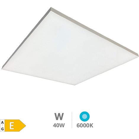 Panneau LED encastré Ubari 59,5 x 59,5 cm 40 W 6 000 K sans cadre