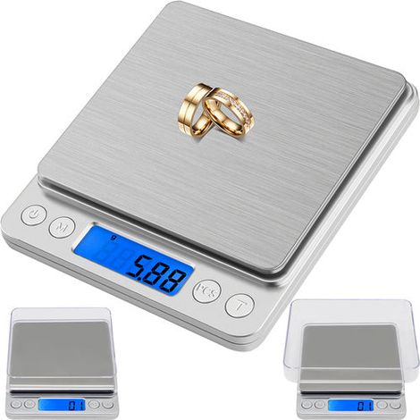 Precision Kitchen Scale 500g 0.01g LCD Display (1/5)