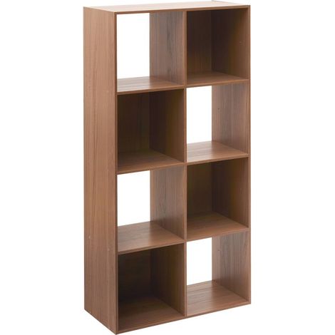 Étagère mix'n modul 8 cases rectangulaire marron - 5five (1/2)