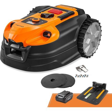 500 m² Cordless Robot Lawnmowers, Visual Navigation, Automatic Obstacle Avoidance, Automatic Charging Station, Virtual No Areas (1/5)