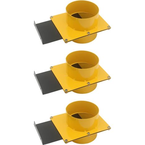 Guillotine hatch shutter pipe suction shavings workshop vacuum cleaner wood nozzle with pull shutter collector sawdust (1/3)