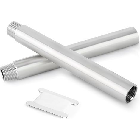 Stück 200 mm 1/2" Innengewinde x 1/2" Außengewinde BSP-Nippel, Rohrverschraubungen aus Edelstahl 304 (1/5)