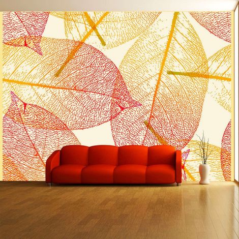 Papier peint feuilles d'automne - 300 x 230 cm (1/4)