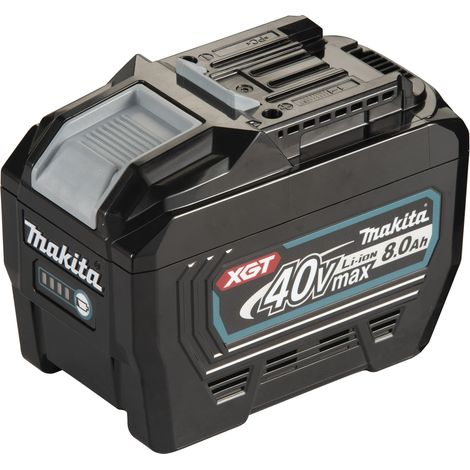 Makita – Batterie Li-Ion 40V 8,0 Ah XGT – Système de refroidissement actif – Indicateur de charge – Résistance à l'eau et aux chutes