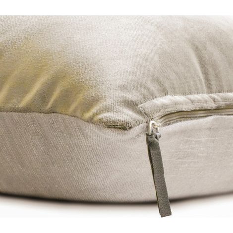 Coussins décoratifs HomeCentric ivoire en velours, 45,7 cm x 45,7 cm, lot de 2, couleur unie, style moderne, pour canapé - Parfaits pour Pâques.