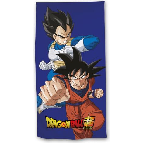 Serviette de plage - Dragon Ball Z - Vegeta et Son Goku - 70x140 cm (1/3)
