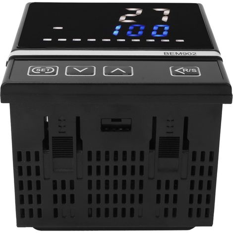BERM Temperaturregler Typ K, LED-Digitalanzeige, 180–240 V AC, Relais-SSR-Ausgang, 0–400 °C, BEM902 K1220 (1/5)