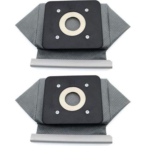 Lot de 2 sacs d'aspirateur lavables en tissu non tissé pour Philips Electrolux LG Haier Samsung 11 x 10 cm (1/5)