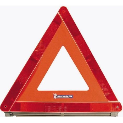 Triangle de signalisation routière homologué E20 MICHELIN 009535 réflec fluorescent ABS (1/7)