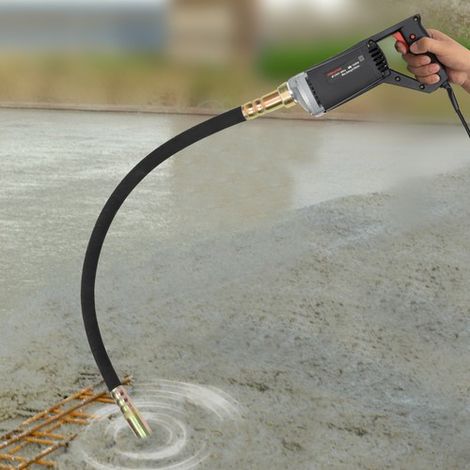 Electric Concrete Vibrator Poker 1500W Hand Held Vibrating w/ Shaker Hose Kit (1/5)