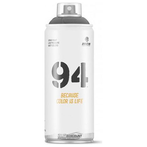 Bombe de peinture MTN 94 - Noir mat Ral 9011 - 400ml