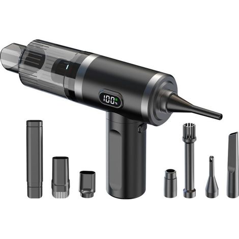 Vacuum of car portable, mini vacuum of car cordless(black 11000pa) (1/5)