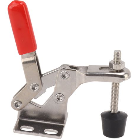 Pince de serrage à verrouillage rapide en acier inoxydable pour menuiserie et soudage, outil à main push-pull (1/5)