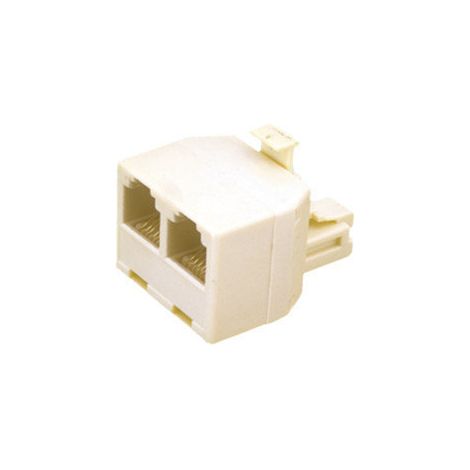 Doppio distributore telefonico modulare a 4 poli Electro Dh 39.015/6/4 843055203030859